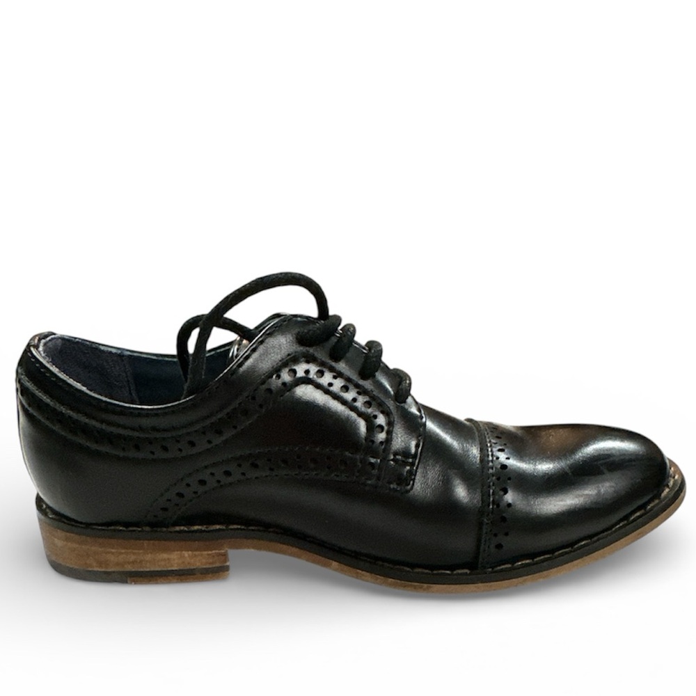 Bruno Marc Boy's Prince-K1 Classic Oxfords Wingtip Dress Shoes Black Size 12